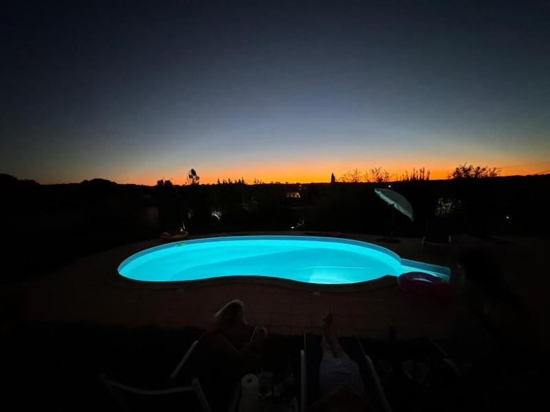 Pôr-do-sol Villa São Pedro do Corval Esterno foto